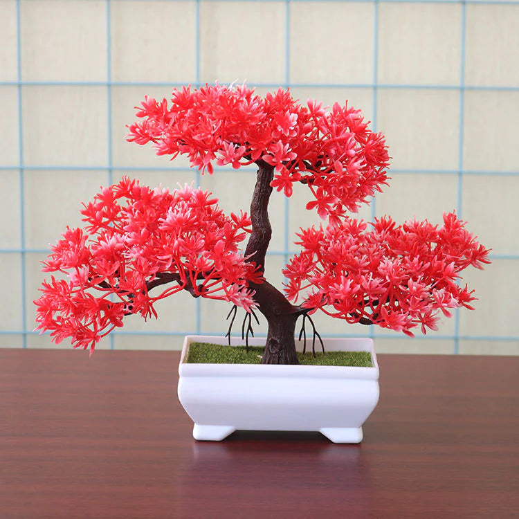 Zen Decorative Artificial Bonsai Tree for Desk or Home