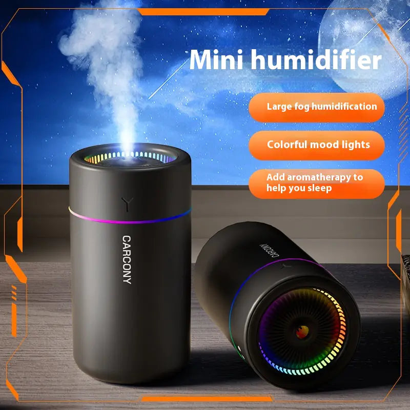 Mini USB Desktop Humidifier – 7-Color LED
